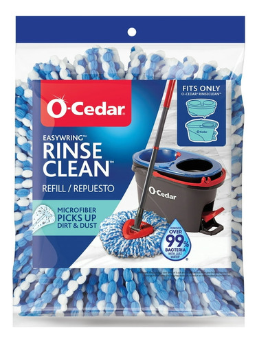O-cedar Repuesto De Microfibra Para Trapeadoror, 1pz