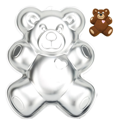 Panda Cake Pan Oso Aluminio 3d Animal Diy Birthday