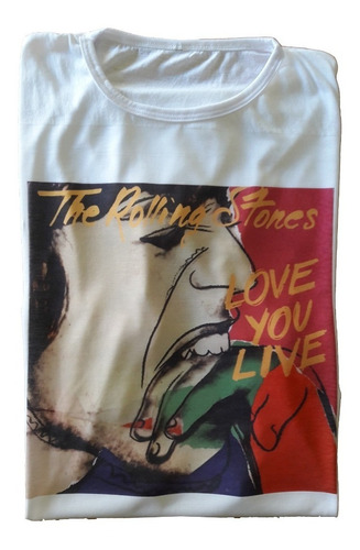 Remera The Rolling Stones - Love You Live - Mundo Absurdo