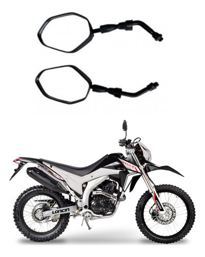 Espejos De Moto Loncin Lx250gy-3f 