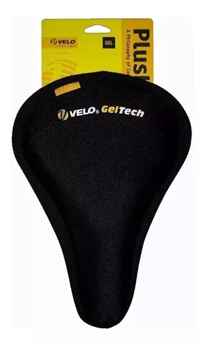 VELO Gel Tech - Funda para asiento de bicicleta, color negro