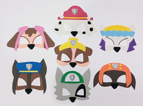 Antifaces Paw Patrol - Patrulla Canina X 10 Unid Souvenirs