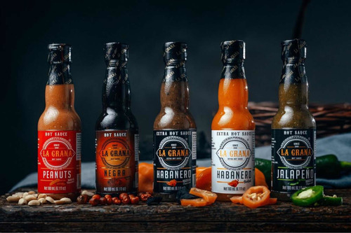 Imagen 6 de 10 de Salsa Picante Artesanal Habanero Y Sabores La Grana 180ml