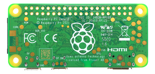 Raspberry Pi Zero 2w Cortex-a53 1ghz Wifi Y Bluetooth