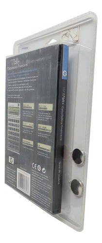 Calculadora financiera de aleación metálica de carbonita de color HP 17bii+