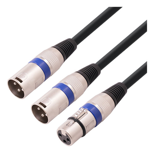 Cable Divisor Xlr Hembra De 3 Pines A Xlr Macho En Y Dual, X