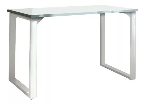 Mesa escritorio Ondas roble-blanco