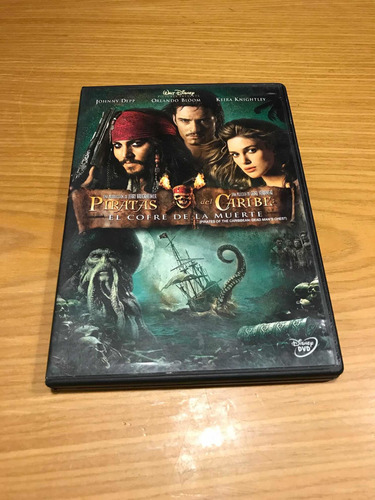 Piratas Del Caribe El Cofre De La Muerte Dvd Johnny Depp