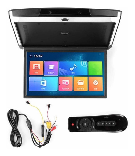 Monitor Abatible Montaje Techo Bluetooth Tv Wifi Usb Sd