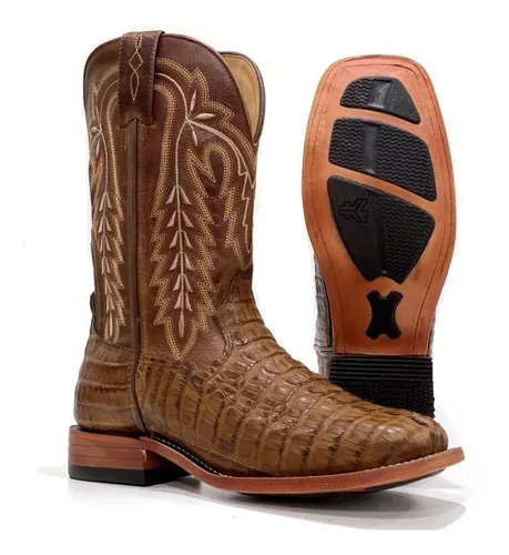 Bota Goyazes Jacar Havana Atlanta Caramelo 226501 jc