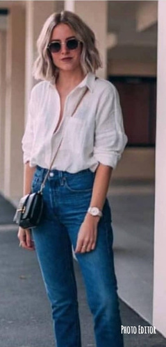 Jeans Mom Azul Oscuro