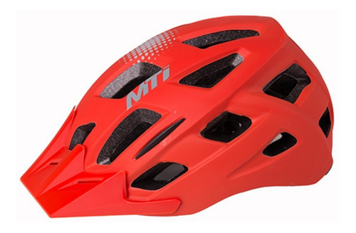Casco Ciclismo Mtb Con Luz Mti Street Regulable Liviano Vent