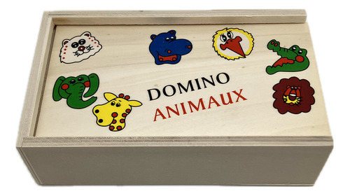 Domino De Madera Animales Jungla