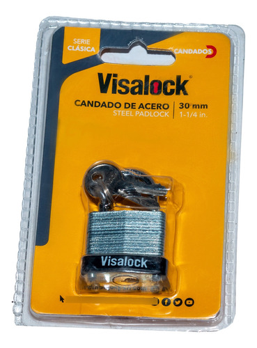 Candado Laminado De 30mm Marca Visalock