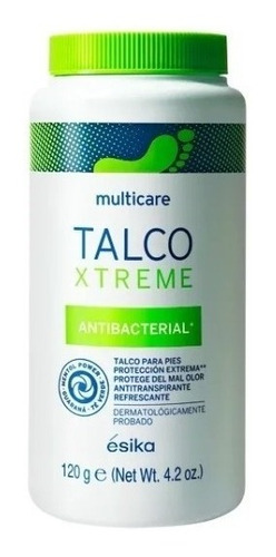 Talco Xtreme De Pies Antibacterial De Esika 120gr
