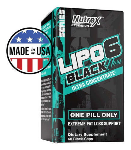 Lipo 6 Black Ultra Concentrado Hers Quemador Grasa Mujer