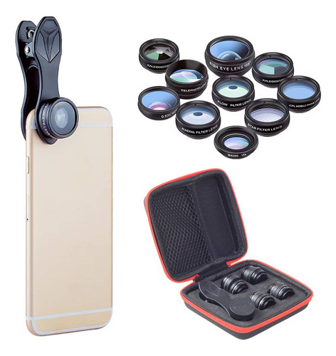 Kit De 10 Lentes / Filtros Para Celular