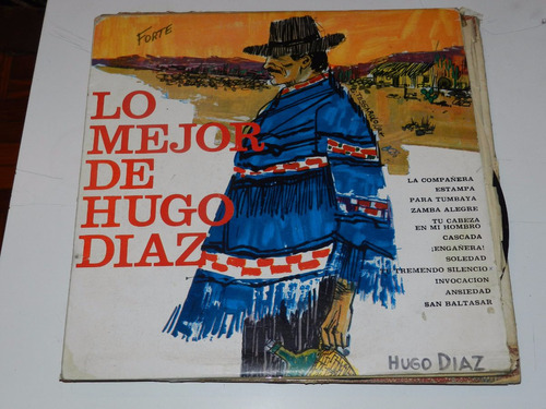 Vinilo 1046 - Hugo Diaz - Lo Mejor De Hugo Diaz 