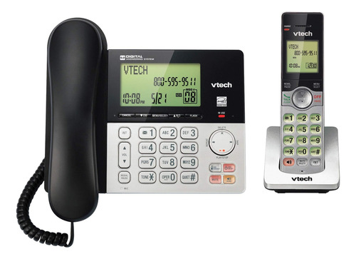 Teléfono Estándar Vtech Cs6949 Dect 6.0 - Negro, Plata 4,4 X
