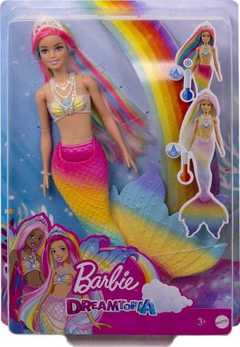 Barbie Sirena Dreamtopia Mágica / Cambia De Color