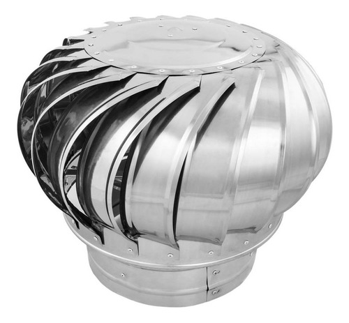 Imagen 1 de 7 de Eólico Extractor 4 Pulgadas 10 Cms Ventilación