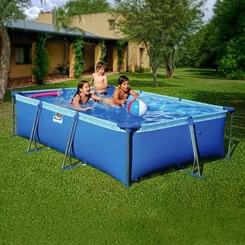 Piscina rectangular y estructural familiar 3x2x0.75 mts, Intex - Intex