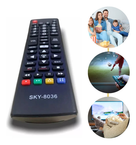 Kit 04 Controles Remoto Para Smart Tv 4k Samsung E LG