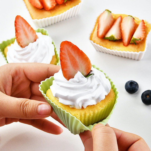 Tazas De Silicona Para Muffins Tazas Para Muffins Tazas De G
