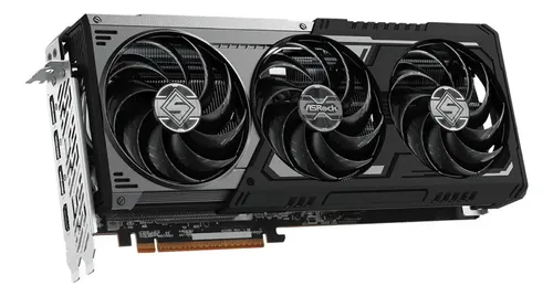 Placa De Vídeo Asrock Amd Radeon Rx 9070 Xt 16gb Gddr6 Preto