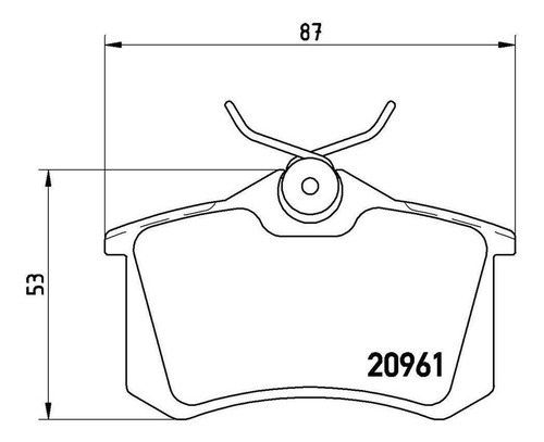 Imagen 2 de 4 de Balatas Brembo (t) Low Audi A1 11-18 A3 A4 A5 A6 Arona