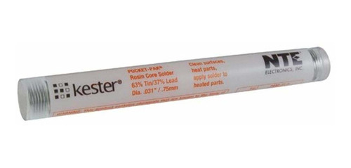 Kester Sn Pb Solder Pocket Pak   Diametro Oz.