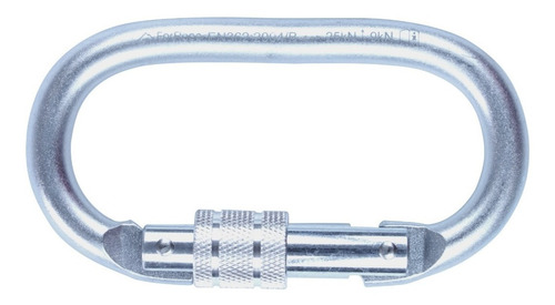 Mosquetão Aço Oval Rosca 25kn Ce En For Rope 