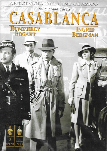 Casablanca ( Humphrey Bogart, Ingrid Bergman)
