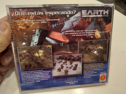 Juego De 2 Discos Earth 2150 Cdrom Pc. Mattel