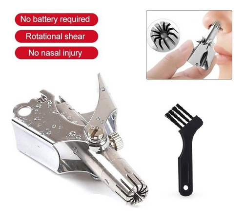 Recortador De Acero Inoxidable Lavable Para Nariz