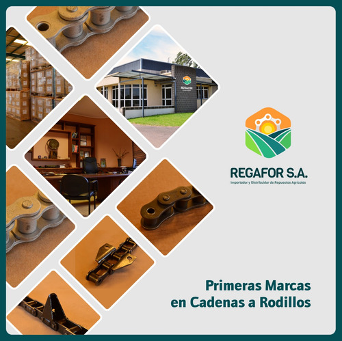 Cadena A Rodillo Mcc Asa 50h-1 Paso 5/8 Reforzada X 3.05m X