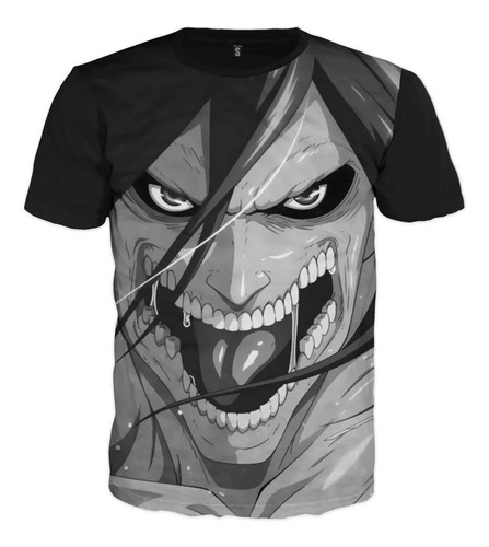 Camiseta De Shingeki No Kyojin Anime