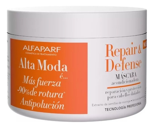 Mascara Capilar Repair & Defense Alfaparf Alta Moda X 300 G