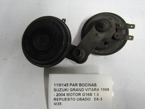 Par Bocinas Suzuki Grand Vitara 1998 - 2004 Motor G16b 1.6