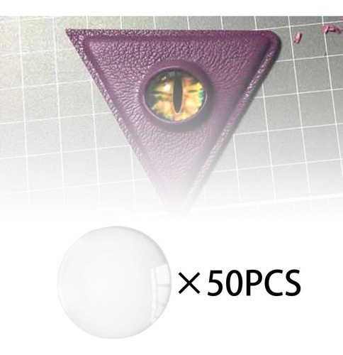 Parte Posterior Plana Semicircular Para Hacer 10mm 50 Piezas