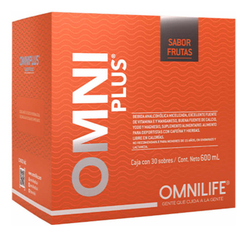 Omniplus Sabor Naranja Fortalece Tu Sistema Inmune 600 Ml