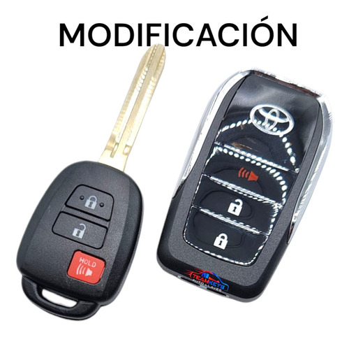 Carcasa Llave Toyota Highlander Tundra Rav4 Sequoia Yaris 3b