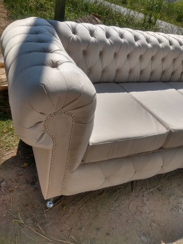 Sillón Chesterfield De 4 Cuerpos