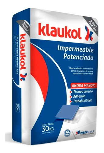 Imagen 2 de 7 de Pegamento Klaukol Impermeable X 30kg + Pastina Klaukol X 1kg