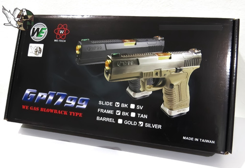 Imagen 4 de 4 de Pistola Airsoft Gp1799 T5 Full Metal We
