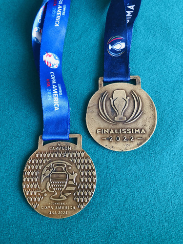 Medalla Copa America Metal Argentina Campeón 2024 Calidad