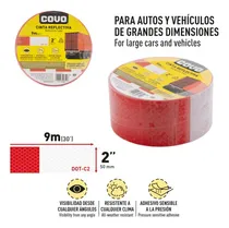 Comprar Cinta Reflectiva Rojo\u002Fblanco 50mm X 9mts Covo
