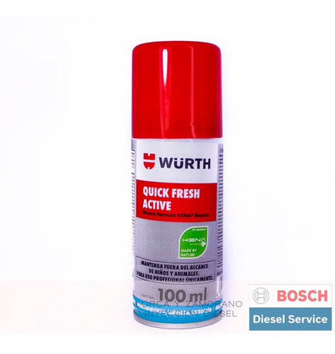 Limpiador Desinfectante A/c Quick Fresh Würth