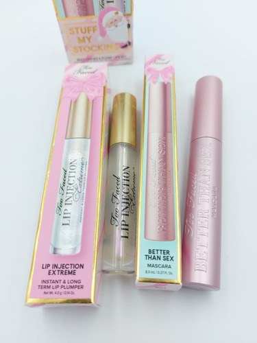 Too Faced Rimel Y Lip Injection Kit 2 Pzas Original Oferta