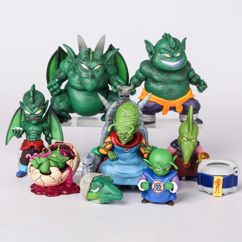 Set Figuras Familia Piccolo Daimakú 9 Pzas Wcf Dragon Ball